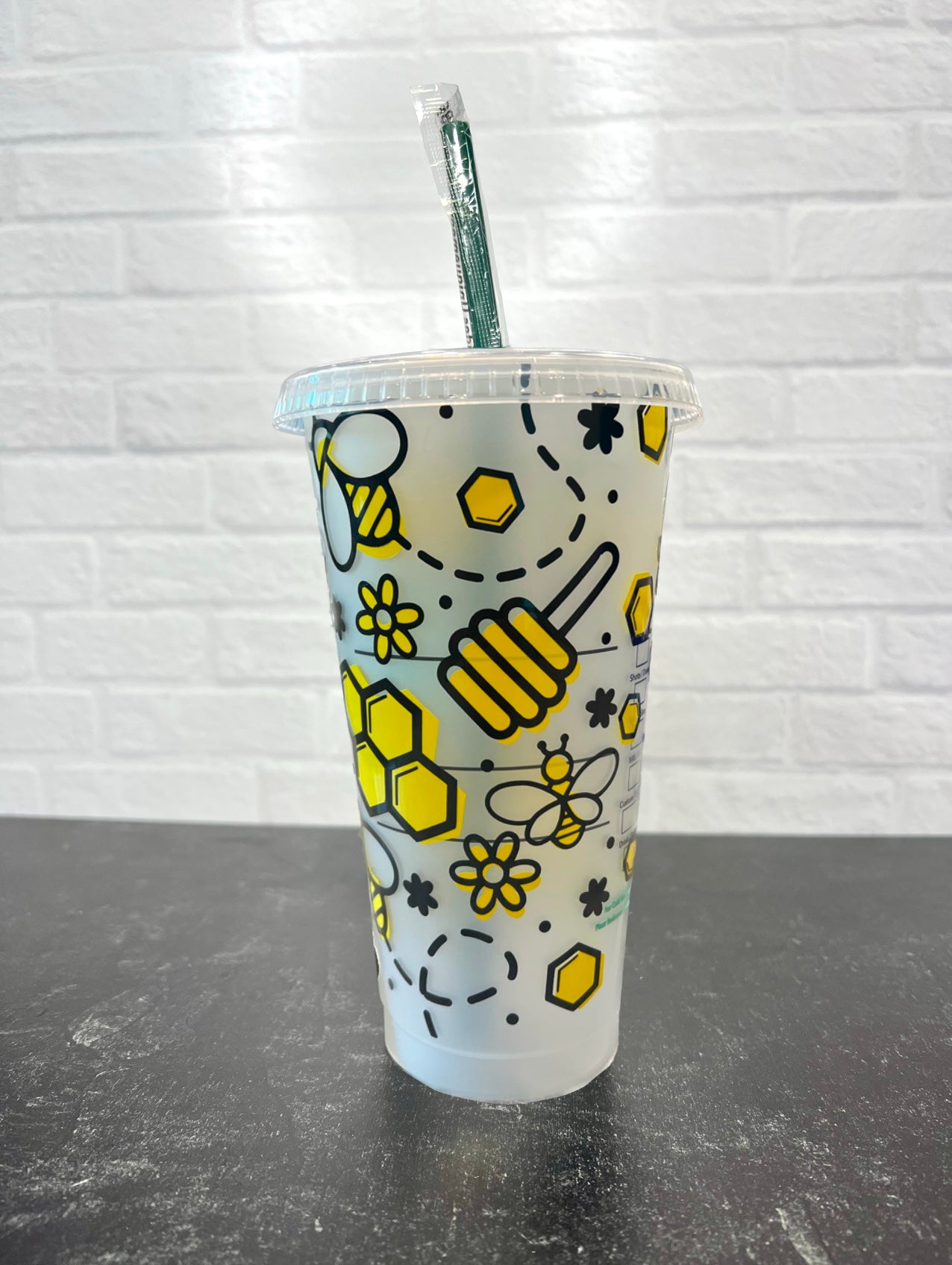 Honey Bee Starbucks Tumbler – pockysdesigns